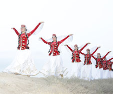 Azerbaijani National Dance Company in Gobustan (2014)