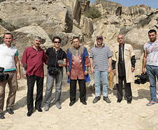 Azeri Film Crew in Gobustan (2014)