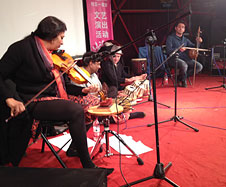 SF World Music team performing in Picun Village near Beijing (2013)