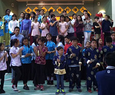 Jennifer Lim and I. Hasanov at Alice Fong Yu School in San Francisco (2014)