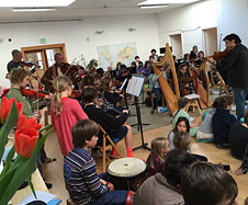 Georges Lammam at New Village School in Sausalito (2015)